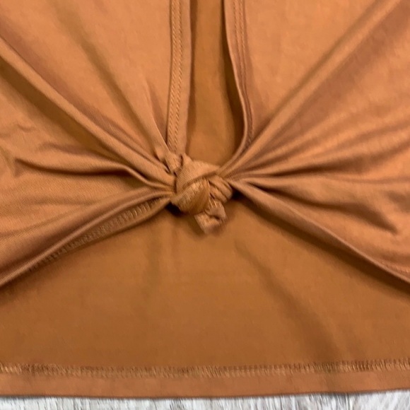 JoyLab Orange tie-back Tank Top - Picture 3 of 5